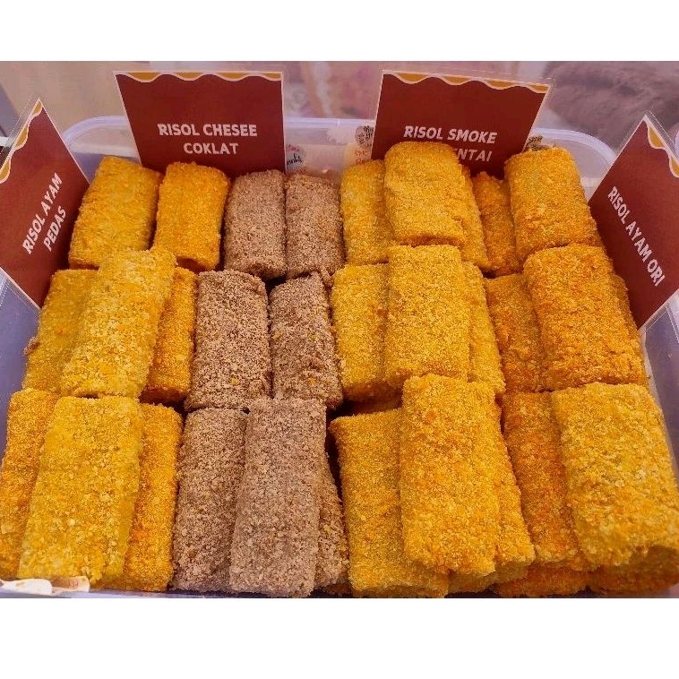 

Risole Ayam Pedas, Ayam Ori, Coklat Cheese