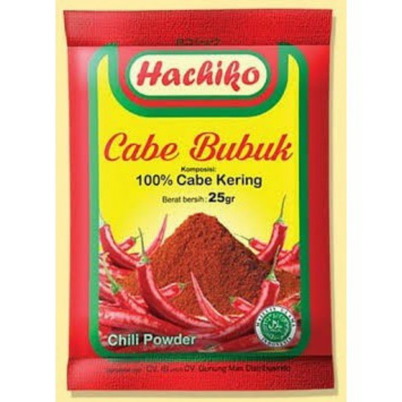 

Cabe Bubuk | Chili Powder Hachiko 25gr