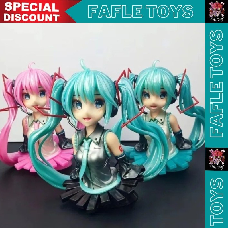 Hatsune miku figure bust pvc / Action Figure hatsune miku figure bust pvc / Mainan Hatsune Miku Bust