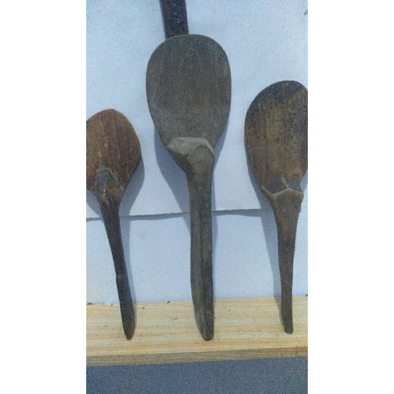 Centong Nasi Kayu Jati Unik Model Lawasan