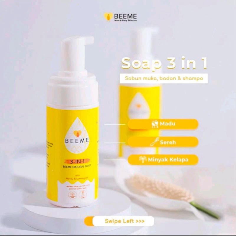 Beeme Natural Soap 3 in 1