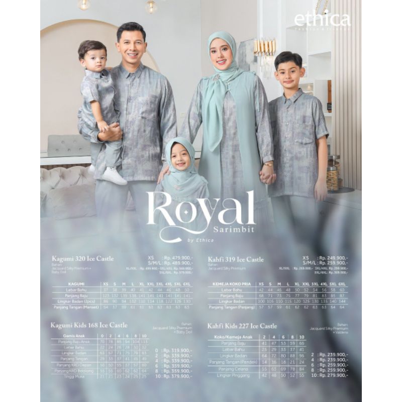 sarimbit keluarga gamis ibu by ethica
