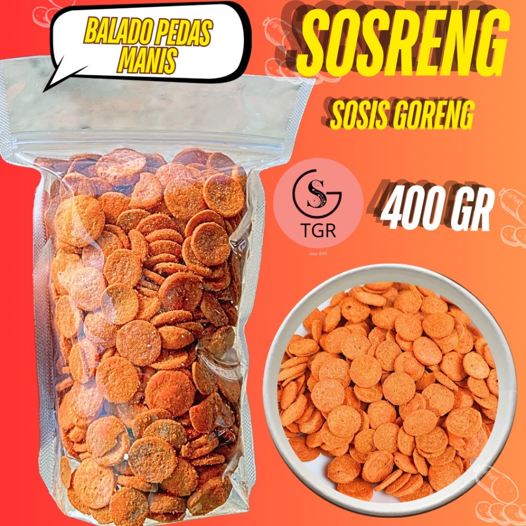 

SOSRENG SOSIS GORENG BALADO PEDAS MANIS - 400GR