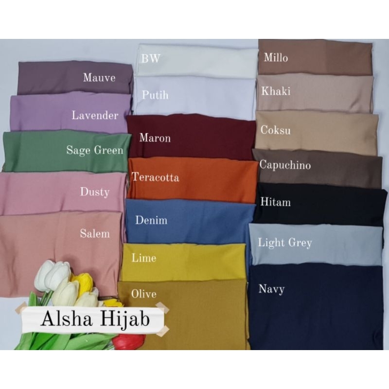 official jilbab bergo daily maryam anak (3y-9y) ori alsha