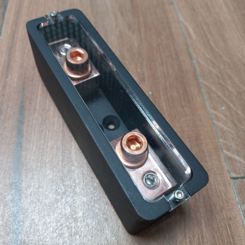 Pure Copper OFC Gold Plated Fuse Block Single ANL + Copper Bolts