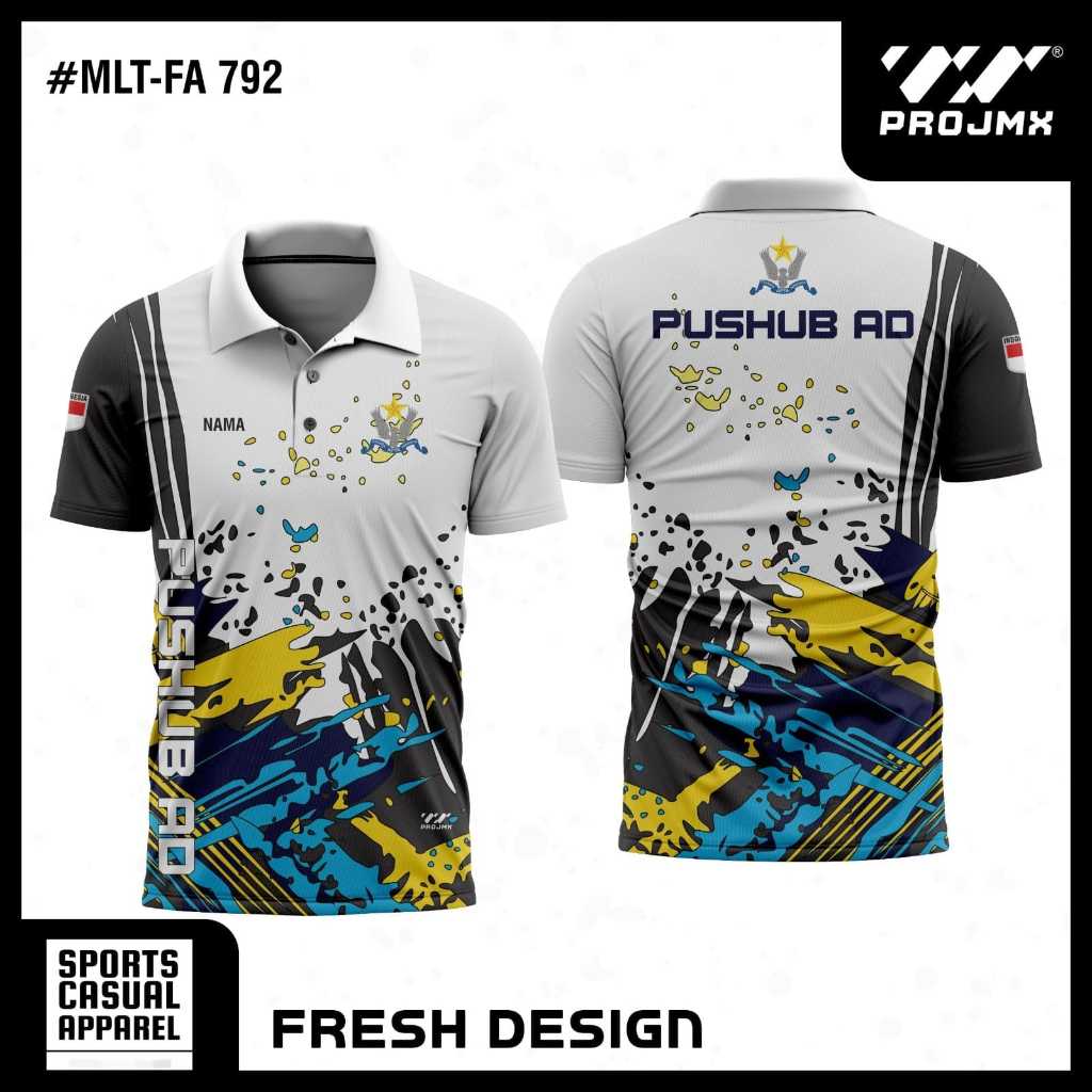PROJMX - KAOS JERSEY PERHUBUNGAN TNI AD | BEBAS CUSTOM