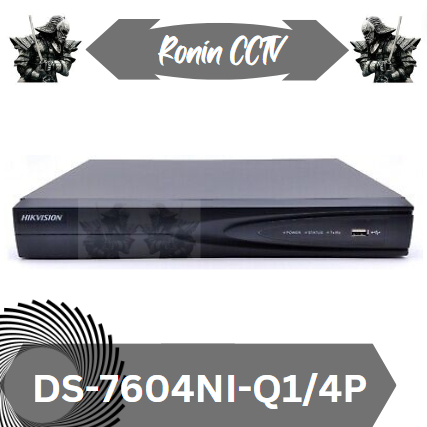 NVR HIKVISION 4CH DS-7604NI-Q1/4P 4-ch 1U 4 PoE 4K NVR