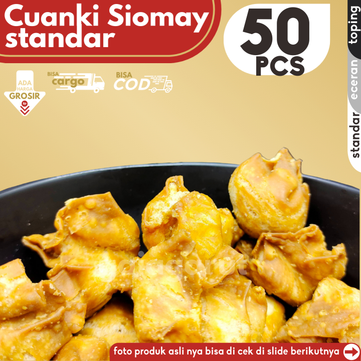 

Cuanki Siomay Ikan 50pcs – Pelengkap Seblak & Baso Aci, Siap COD/Grosir/Kargo by Gaiagarut