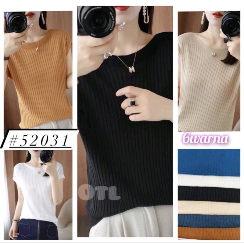 Atasan Rajut Halus Wanita Import Premium #52031