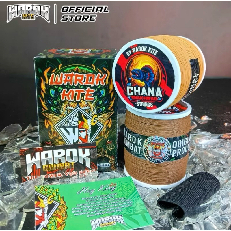 Gelasan Uluran CHANA Strings 0,25 Kasar Garang By Warok Kite