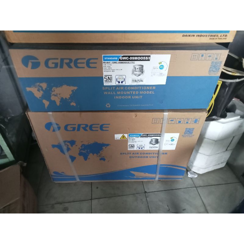 AC  GREE GWC05M005 S, ac spilit 1/2 pk