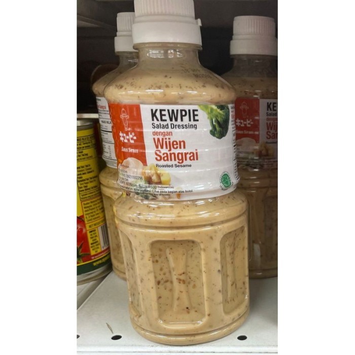 

kewpie salad dressing roasted wijen sangrai 500ml