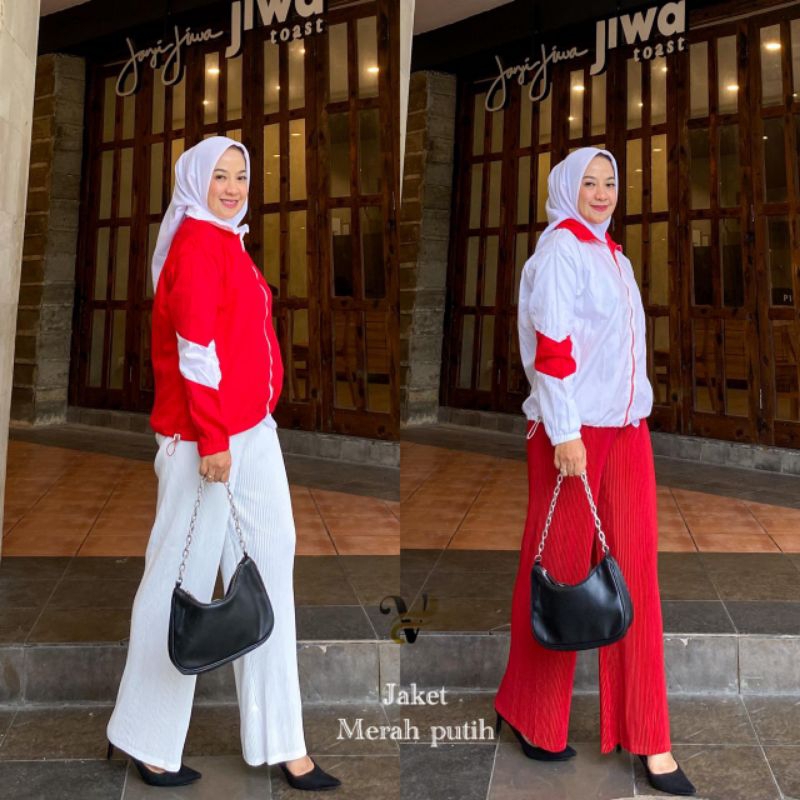 Jaket Merah Putih Set