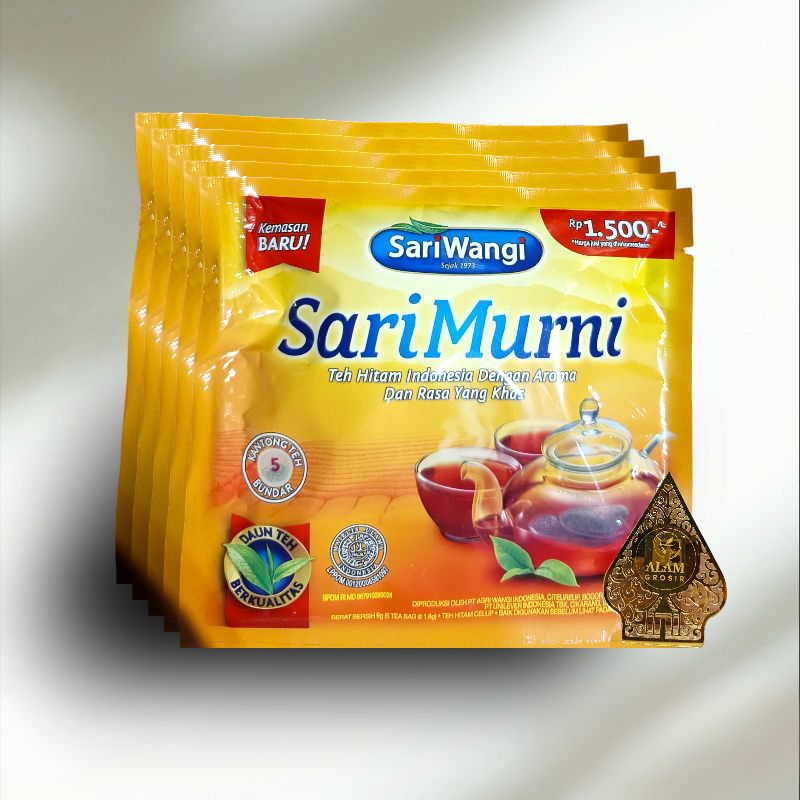 

SARIWANGI teh SARIMURNI 9 gram, 1 RENCENG 12PCS