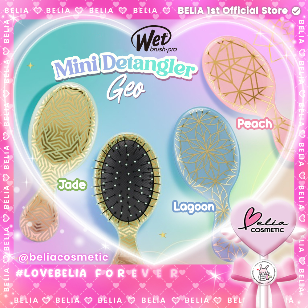 ❤ BELIA ❤ WET BRUSH Mini GEO Mini Detangler | Sisir | Sisir Rambut | Hair Brush