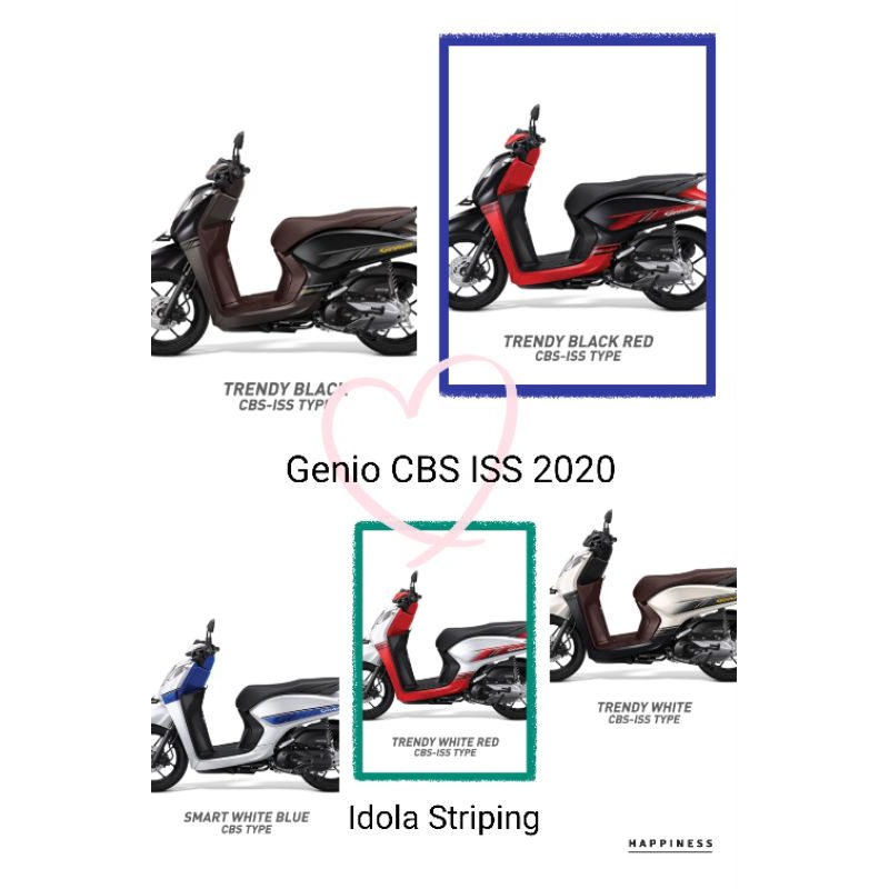 Striping Genio CBS ISS 2020