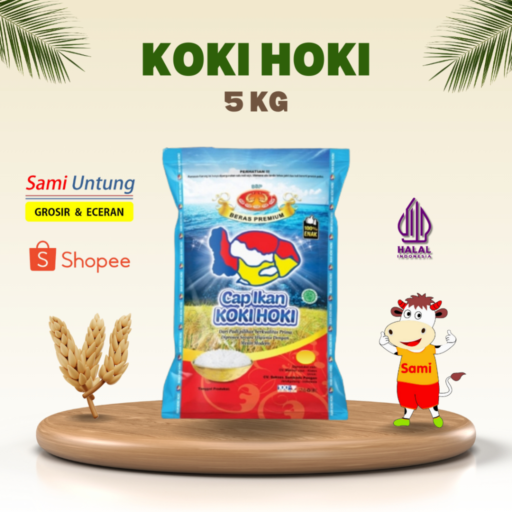

Beras Ikan Koki Hoki @5KG - SSP Sami Untung