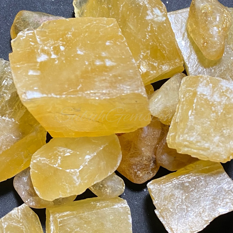 bongkahan batu akik citrine / lempengan batu akik / bongkahan batu akik yellow citrine