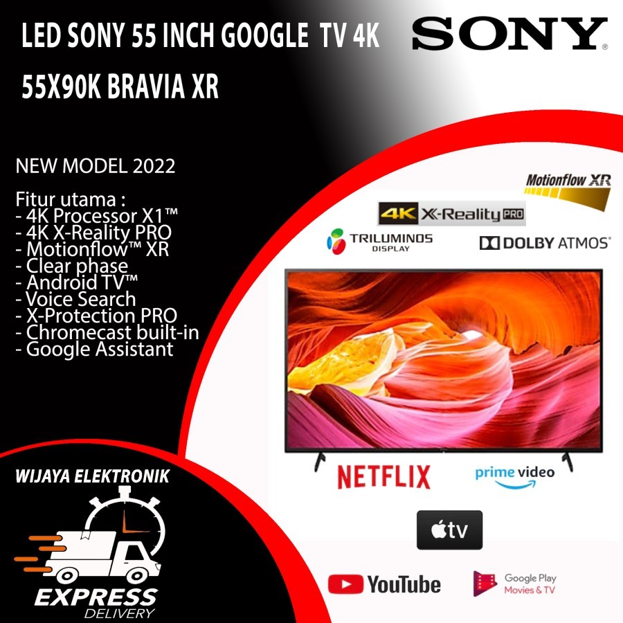 LED SONY 55 INCH 55X90K BRAVIA XR
