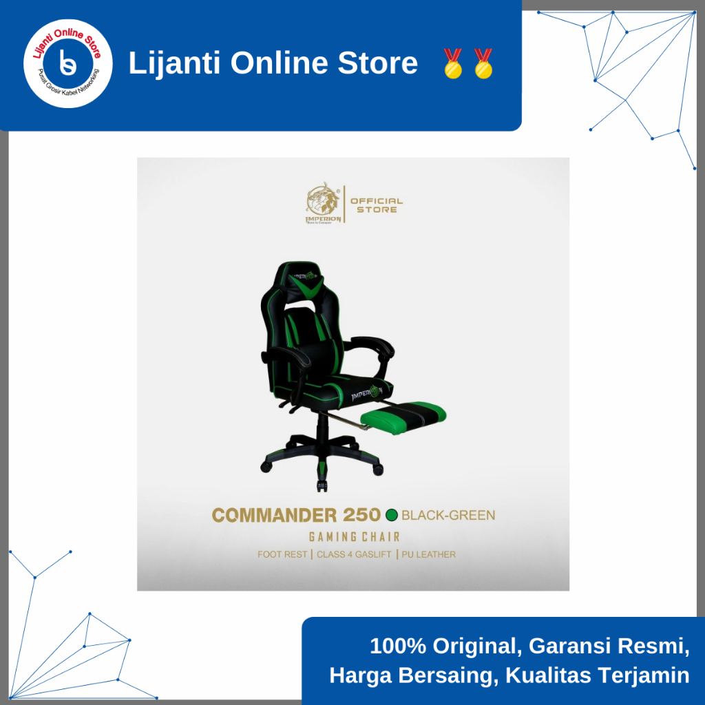 IMPERION GAMING CHAIR COMMANDER 250 - Kursi Gaming Imperion Commander 250