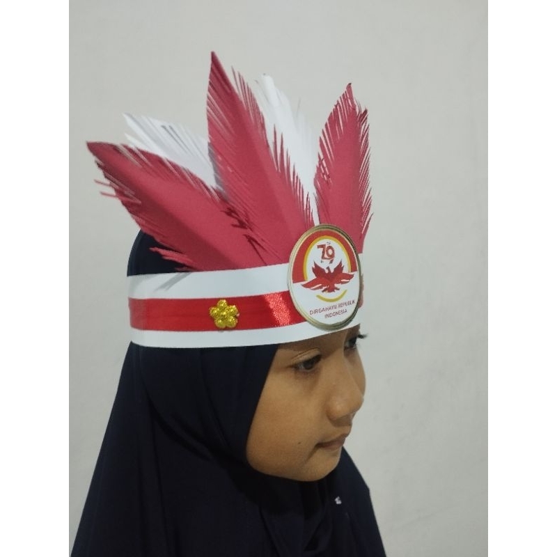 topi karnaval merah putih/topi 17 Agustus/ topi merah putih