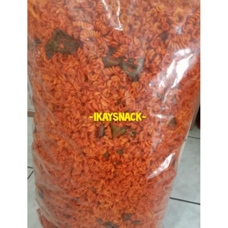 

Sekar_Shop07 Makaroni Spiral/Makaroni Ulir Pedas Daun Jeruk 250Gr