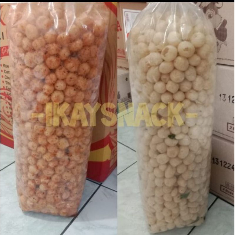 

Cimol Kering Pedas dan Original Asin 1Kg