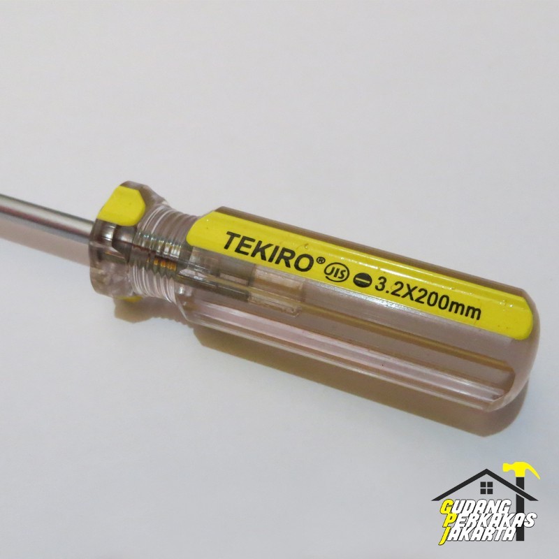 Obeng Setting (-) Min 4x200MM Obeng Setting Tekiro