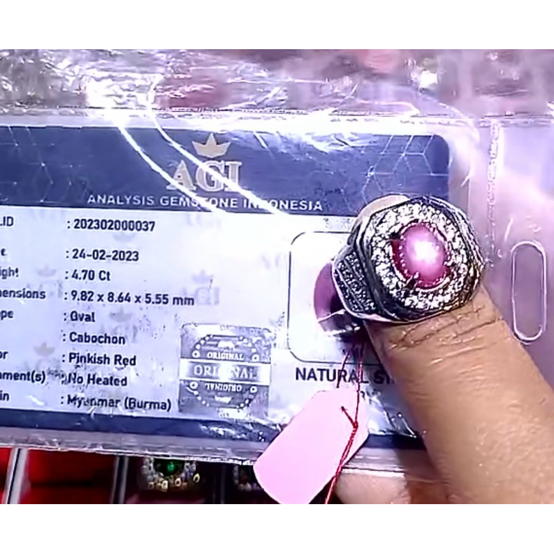 Natural Star Ruby ( Ori Burma)