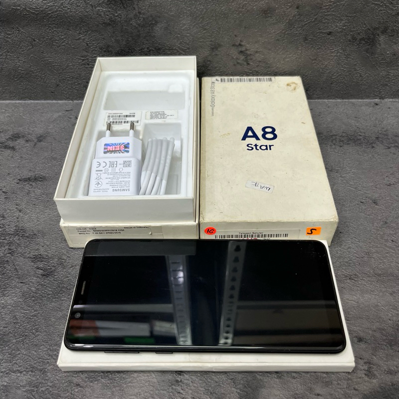Samsung Galaxy A8 Star 4/64gb Fullset Second Garansi Resmi SEIN