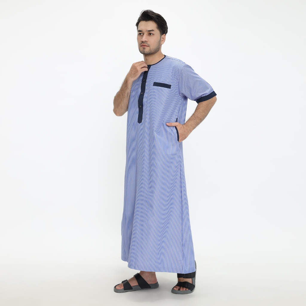 LATAHZAN GAMIS PRIA DUBAI 02 LIRIS BIRU