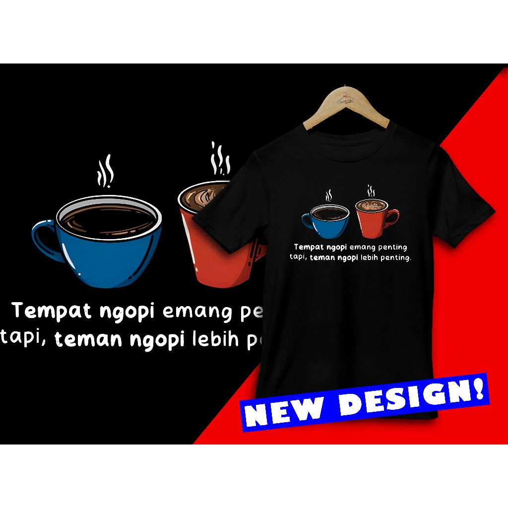 NP002 KAOS T-SHIRT TEMAN NGOPI
