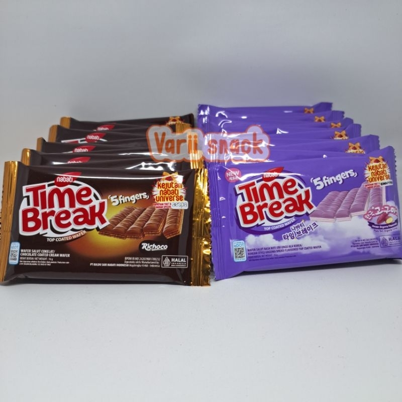 

Nabati Time Break Top Coated Wafer 16 gr x 10 pcs