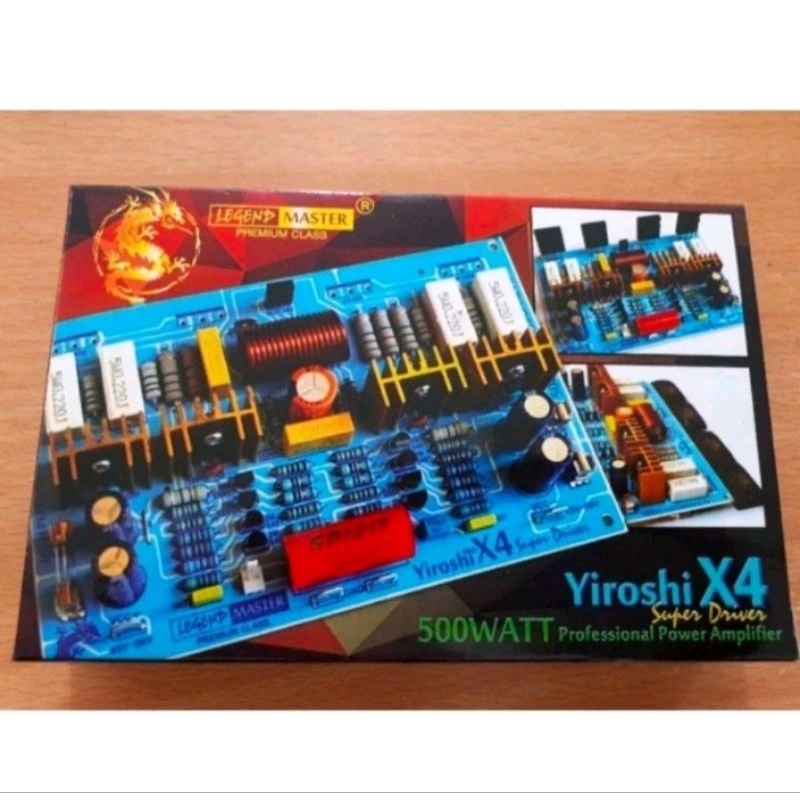 SUPER DRIVER YIROSHI X4 500WATT MONO PROFESSIONAL POWER AMPLIFIER SUBWOOFER