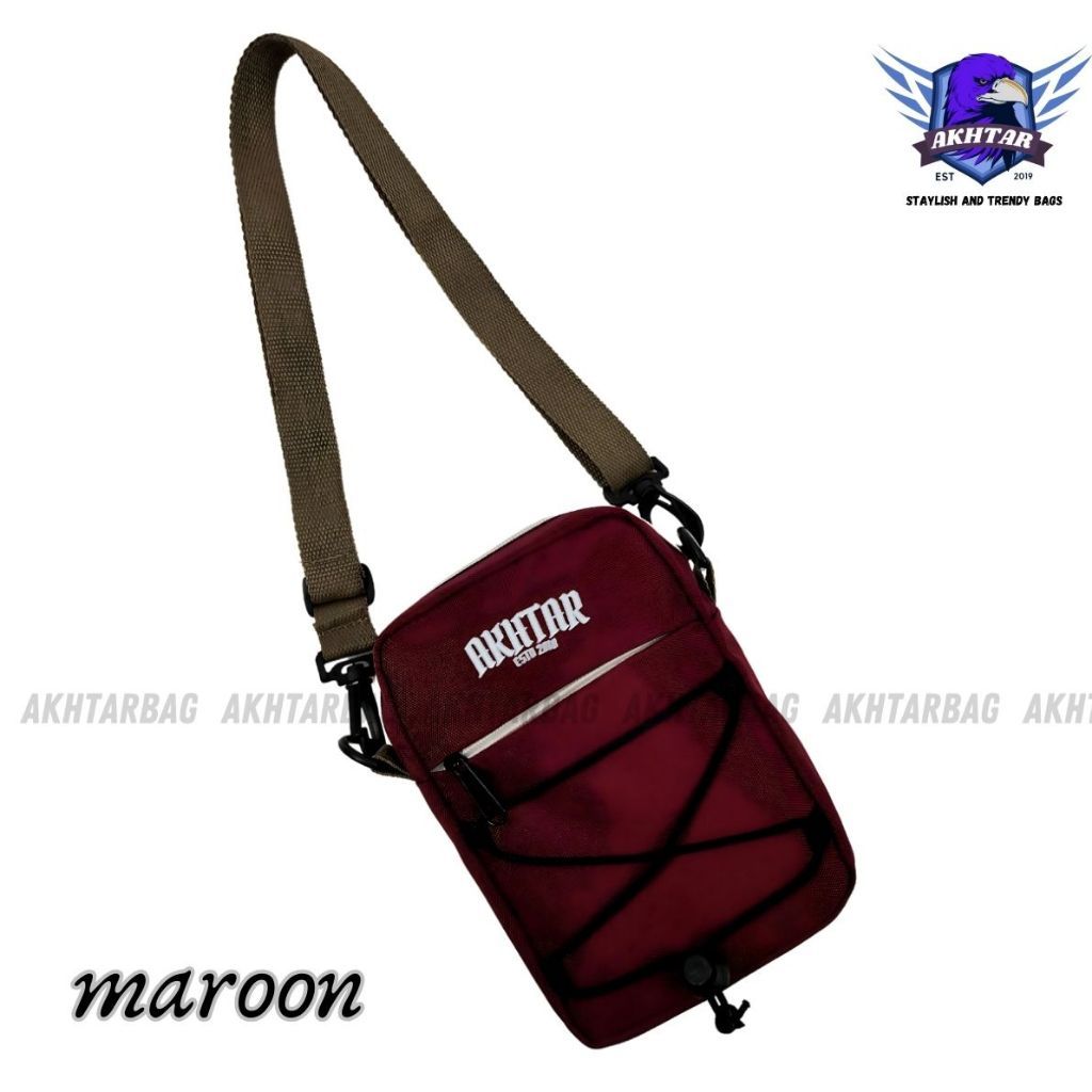 tas selempang pria wanita kecil slingbag distro