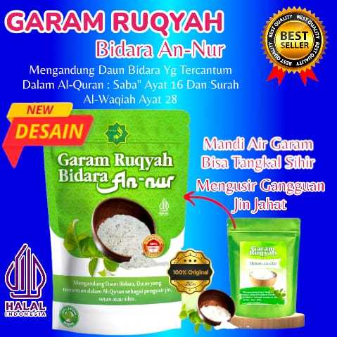 

Garam Rukyah Bidara An Nur Sudah Didoakan Dengan Khusus || Untuk yang Sulit Jodoh Karena 'Ain 500 Gram