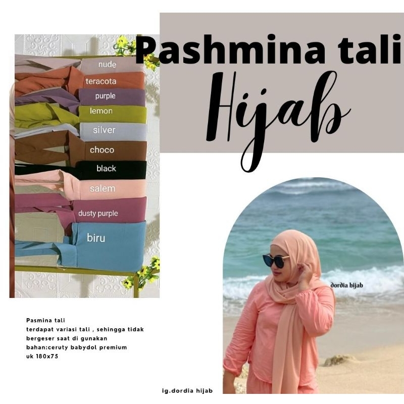 Pashmina Tali Ceruty babydol armani/Pashmina Malay