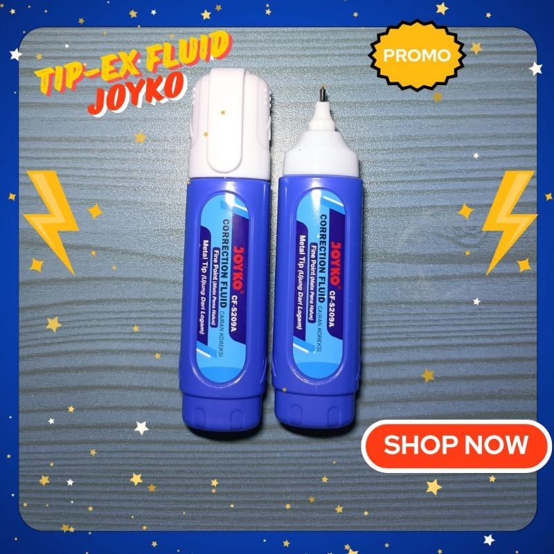 

CORRECTION FLUID CAIRAN KOREKSI PENGHAPUS CAIR JOYKO CF-S209