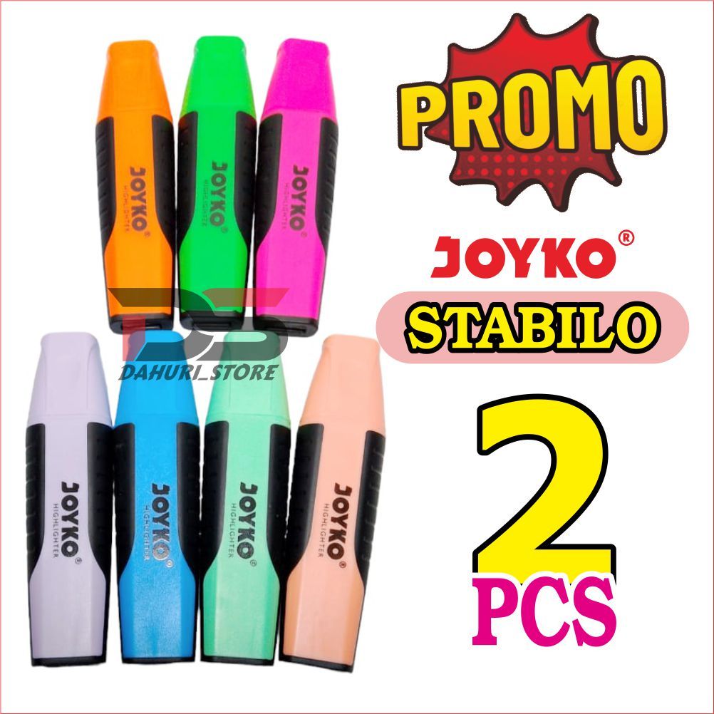 

Stabilo Joyko Highlighter, PENANDA WARNA STABILO JOYKO HARGA UNTUK 2 PCS