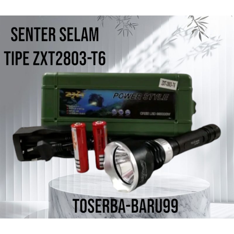 Senter Selam LED ZXT 2803 T6 Super Terang Berkualitas