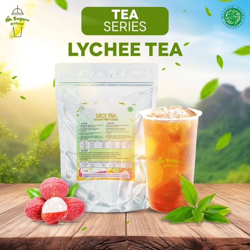 

[Bisa Cod] Lychee Tea 1Kg/Bubuk Minuman Rasa Leci Tea Premium Instan