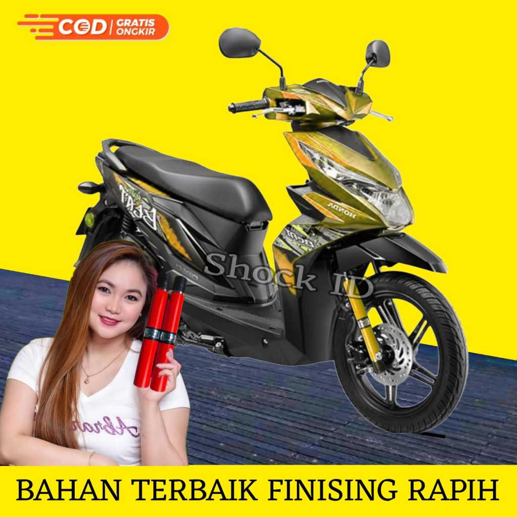 Aksesoris Motor, Tutup Shock Depan Beat. Tutup Shock Semua Beat