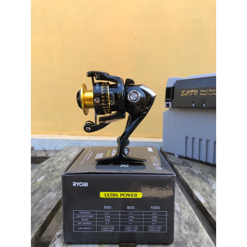 Reel spinning Ryobi Ultra Power 1000