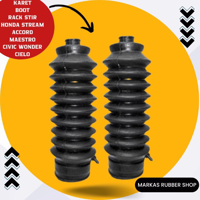 karet boot rack stir steering rack end honda civic wonder