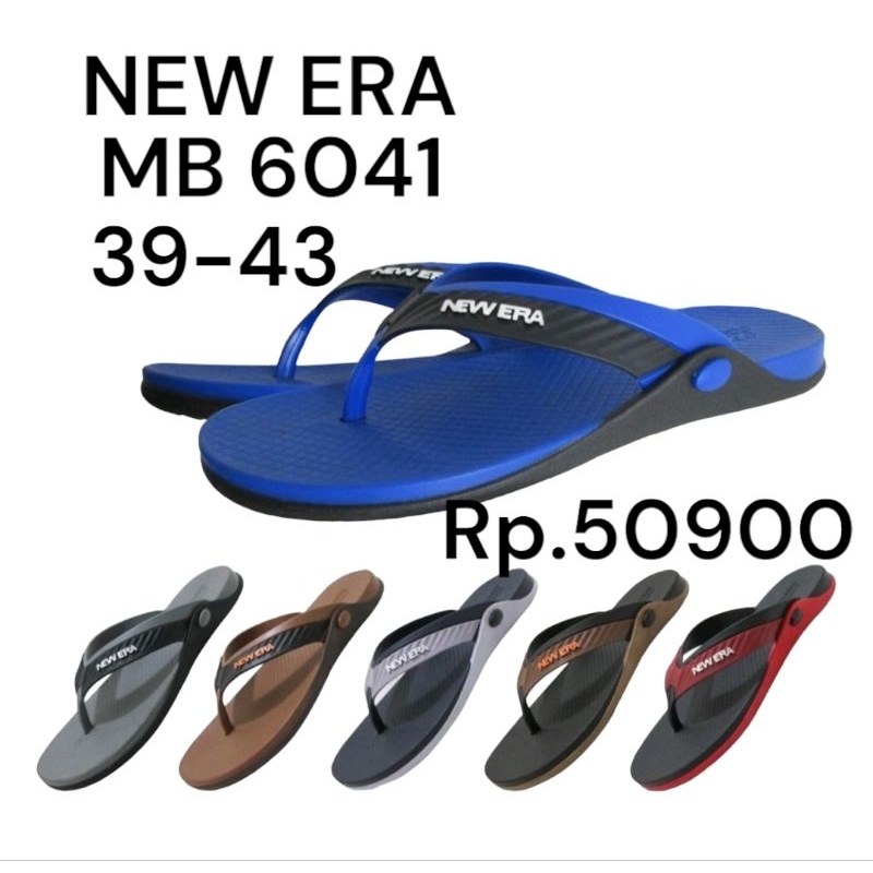 SANDAL JAPIT NEW ERA MB 6041 Rp.50900 HARGA NORMAL SIZE 39-43