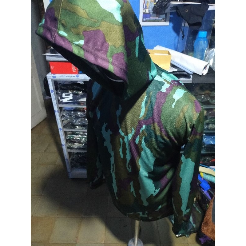 KAOS LORENG KOPASGAT LENGAN PANJANG KUPLUK/KAOS LORENG TNI/KAOS LORENG LENGAN PANJANG