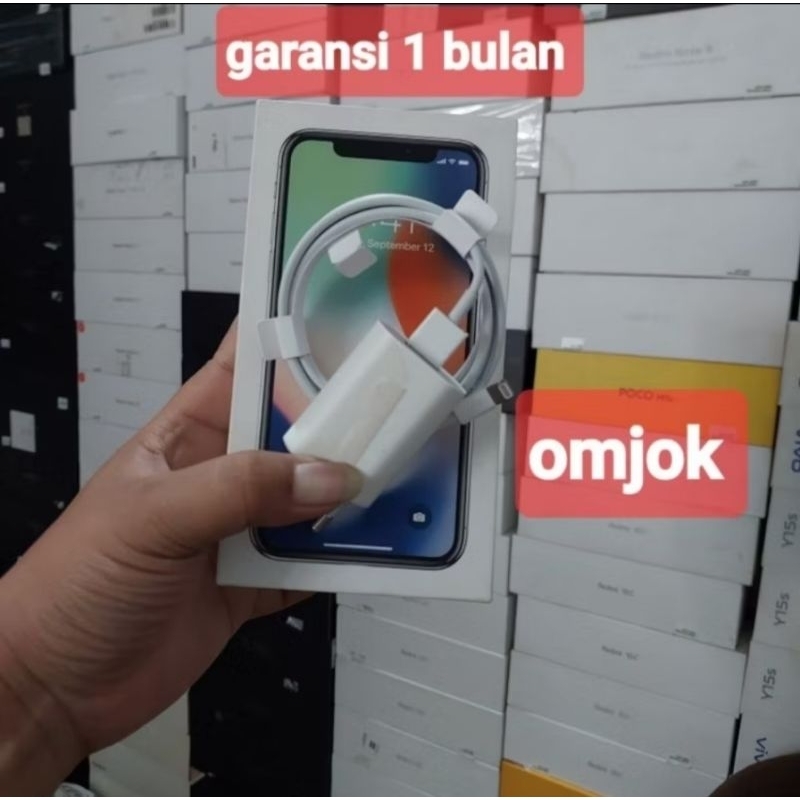 Charger Copotan Iphone X 5 Watt original 1000%
