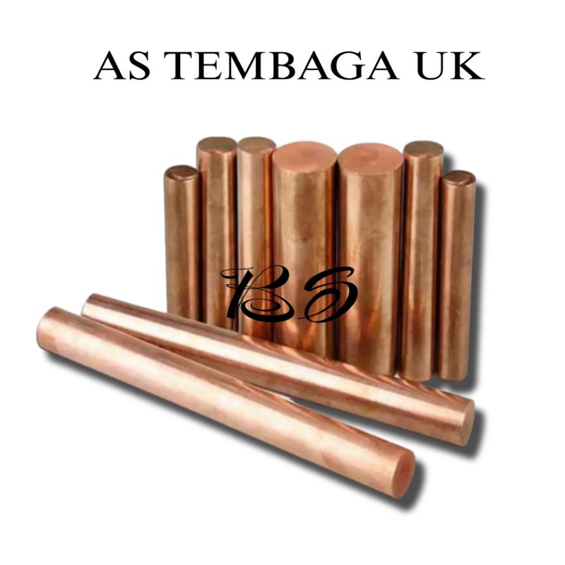 As Tembaga Tebal 22mm x 100mm Tembaga Murni