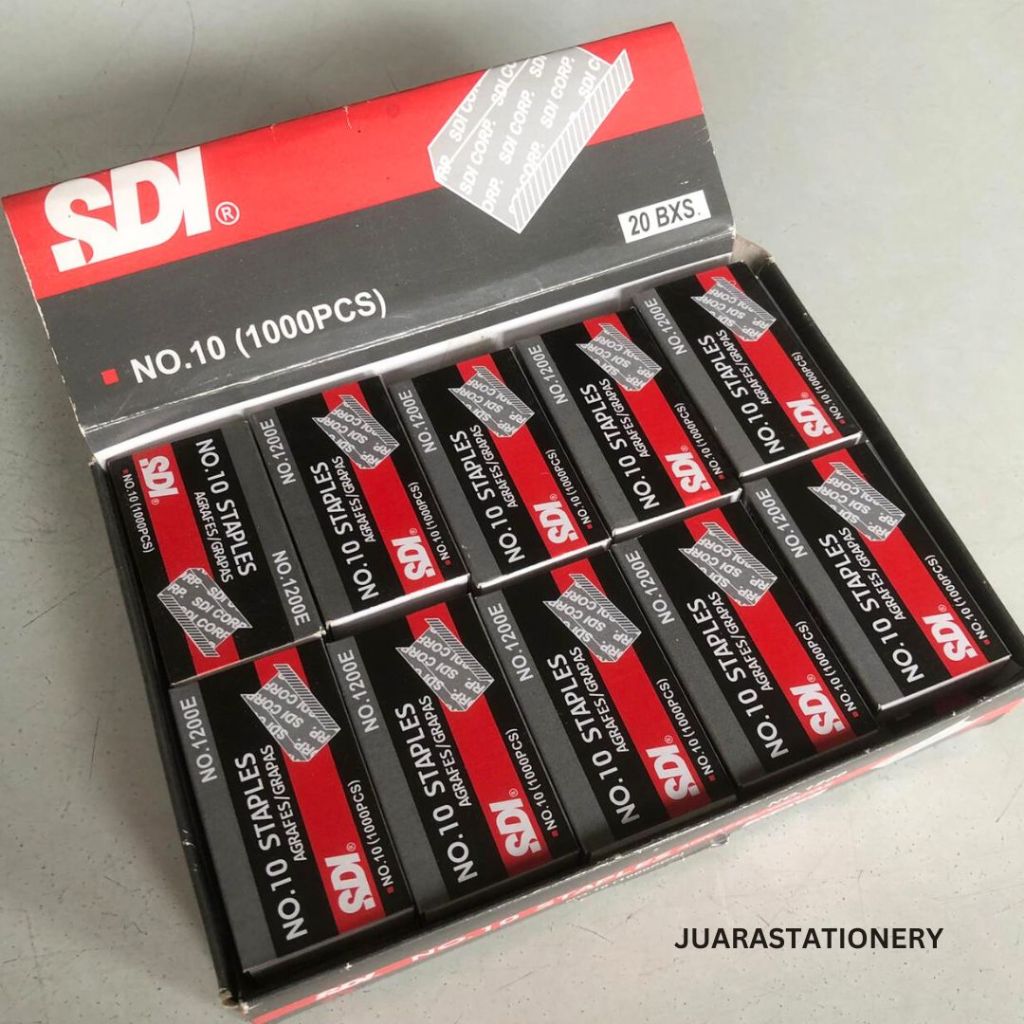 

Staples SDI No.10 (140) / Refill Isi Staples Hekter / stapler / staples / isi staples tembak / isi staples / stapler / Isi Staples SDI