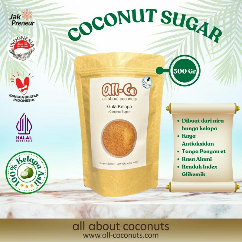 

ALL-CO COCONUT SUGAR 500g